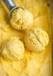 I actually let my kids have this homemade ice cream for breakfast the other day, knowing that they'd be getting all those healthy fats and nutrients, and so we borrowed sonia's ice cream maker last week and went crazy with that thing. Mango Ice Cream Recipe The Flavours Of Kitchen