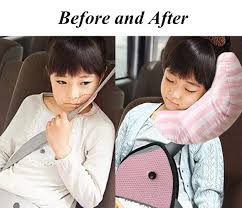 Car Seat Travel Pillow For Kidsseatbelt Pad Headrest Neck Support Sleeping Pillow And Seatbelt Cover Strap For Childrens Seat Belt Cover Neck Support Car Seats