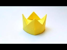 Origami Crown Easy Origami Tutorial Seri Origami Tutorial Easy Origami Crown Origami Easy