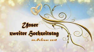 Dazu gehören die petersilienhochzeit, die mit 12,5 jahren eine. Zweiter Hochzeitstag Von Shanna Und Bernd Youtube