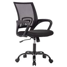 Bestoffice Oc H03 Black Chair Desk Ergonomic Swivel Executive Adjustable Task Midback Computer Stool With Arm In Office Chair Computer Chair Cheap Desk Chairs