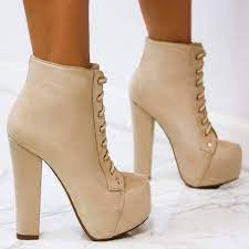 Check spelling or type a new query. Plateau High Heels Stiefeletten Ankle Boots Mit Blockabsatz In Wildleder Look Stiefel Herbst Sommer Damenschuhe Coral Fashion