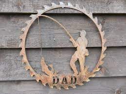 Fish Gift Coarse Fishing Wall Art Rusty Metal Fish Garden Fishinggift Fishart Fishdecor Fishgift Fis Rusty Metal Garden Art Fishing Wall Saw Blade Art
