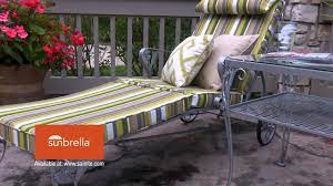 Sunbrella wicker seat pad with curved back. How To Make Lounge Chair Cushions Youtube