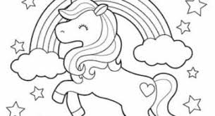Un disegno da colorare che piacerà molto alle bambine! Unicorno Da Colorare Disegni Per Bambine Da Stampare Gratis