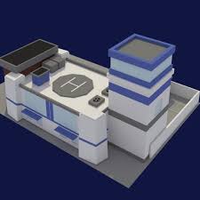 Low Poly Police Station Police Station Low Poly Station