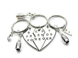 3 Best Friends Keychains Three Partners In Wine Gift Wine Etsy Friendship Keychains Wine Bottle Charms 3 Best Friends