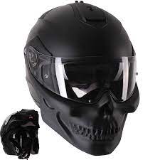 Best price soman skull motorcycle helmet novelty retro casque double lens motorbike half novelty skull motorcycle helmet motorcy. Modular Helmets Skull Modular Rezzeya Custom Motorcycle Helmets Skull Motorcycle Helmet Motorbike Helmet