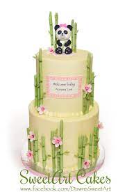Baby Shower Cake Panda Bear Cake Bamboo Cake Cake Panda Bear Cake Cake Design