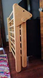 Diy Folding Climbing Triangle Plans In 2021 Diy Childrens Furniture Diy Woodworking Cool Woodworking Projects