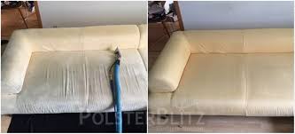 Wie sie diese ganz einfach entfernen können, wird. Couch Mit Starken Flecken Gereinigt Polsterreinigung Schnell Zuverlassig