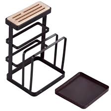 Check spelling or type a new query. Metal Knife Block Cutting Board Holder Tools Organizer Kitchen Storage Rack China Multi Functional And Lid Rack Price Made In China Com