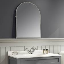 They also reflect light so help to brighten up the whole room. Chatsworth Traditional 673 X 490mm Arched Mirror Chrome Victorian Plumbing Uk Traditional Bathroom Mirrors Arched Mirror Mirror Wall Bathroom