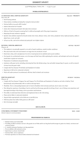 server assistant resume sample mintresume
