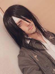 Kospleer Fxxky 71 Twitter Eren Jaeger Cosplay Cosplay Best Cosplay Womens ladies long wavy curly fancy dress cosplay wigs pop party costume black red. eren jaeger cosplay