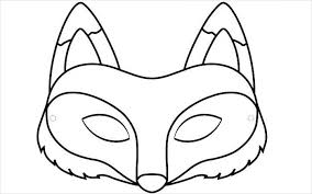 Animal Templates Free Premium Templates Animal Mask Templates Fox Mask Printable Animal Masks