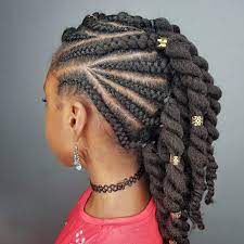 Side Braids Twists Hairstyles For Black Girls Hair Styles Natural Hairstyles For Kids Black Kids Hairstyles