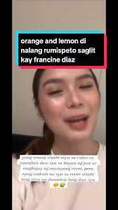 Pasabog sa San Jose: Francine Diaz at Orange and Lemon