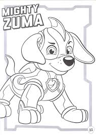 Chase, skye, rubble, zuma, everest, rocky, and marshall make up the mighty pups! Paw Patrol Mighty Pups Colouring Pictures Novocom Top