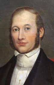 19thC Antique NICHOLAS BIDDLE KITTELL Life Size Folk Art Portrait Oil  Painting