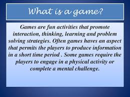 Video games, it appears, can be a very useful tool for learning languages. Using Games In A Foreign Language Classroom Online Presentation