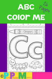 Abc Color Me Abc Coloring Pages Kindergarten Resources Easy Coloring Pages