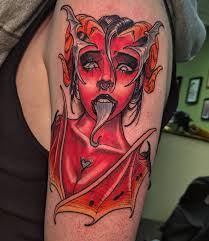 Succubus done by Tyler Nguyen out of My Little Needle Tattoos, Plymouth, MI  : r/tattoos