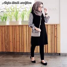 Oleh karena itu kenali teori baju kerja. Jual Tunik Blouse Jeans Baju Kemeja Untuk Atasan Cardigan Sweater Kuliah Wanita Cewek Motif Warna Ootd Murah Berhijab Outer Kulot Di Lapak Youngfolks Bukalapak