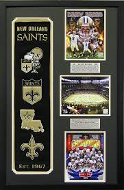 By telling the story of nfl franchises over time, these unique banners chronicle the evolution of logos in a way that is sure to connect generations of fans. By The Bleachers New Orleans Saints Man Cave Man Cave Garage