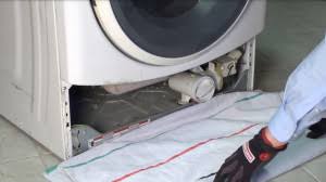 We toss in loads of dirty clothes, pour in some soap and hit the start button. Cleaning The Drain Pump Filter On A Front Load Washer With No Access Door Video Washer Tips And Tricks