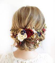 Burgundy Hair Comb Burgundy Headpiece Burgundy Hair Accessories Navy And Gold Fa Fall Wedding Hairstyles Fall Wedding Hair Pieces Burgundy Hair Accessories