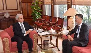 Caretaker prime minister of pakistan. The Chinese Ambassador Calls On The Caretaker Prime Minister Of Pakistan