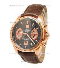 Check spelling or type a new query. Tag Heuer Grand Carrera Japanese Replica Gold Watch In Black Dial For Just 199 Usd