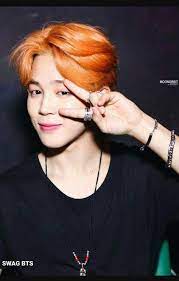25 Kpop Male Idols That Rock Orange Hair Kpop Chingu Bts Jimin Foto Jimin Cabelo Novo