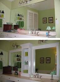Diy Mirror Home Home Diy Large Bathrooms