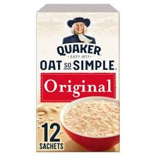 Try our quaker oat beverage super smooth & delicious. Quaker Oat So Simple Original 10 Porridge Sachets Waitrose Partners