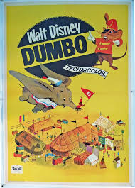 Dumbo Spanish One Sheet 40x28in Aprox R 1966 Original Etsy Movie Posters Vintage Vintage Movies Disney Movie Posters