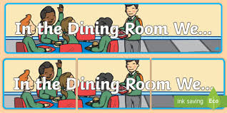 In stock at store today. In The Dining Room We Display Banner Teacher Made