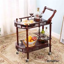 An armchair, sofa, loveseat, stool, dining chair, coffee, and side. New Hotel Trolley Solid Wood Coffee Tables Multipurpose Shelf Display Rack Household Double Layer Movable Tea Tables Dining Car Hotel Trolley Aliexpress