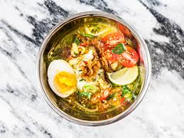 Place the chicken in a saucepan. Olivia Cooks In Holland Soto Ayam Spiced Indonesian Chicken Soup