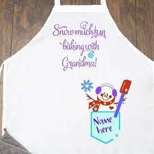 Download Snow Much Fun Baking With Grandma And Others Updated Apron Etsy In 2021 Snow Much Fun Apron Apron Designs