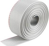 uxcell Flat Ribbon Cable 16P Gray Wire 1.27mm Pitch 2 Meters Long
