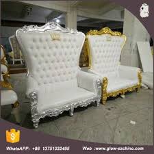 Source White Royal Wedding Throne Chairs For Bride And Groom Sofa Chair For Sale Yc D97 On M Alibaba Com Throne Chair King Throne Chair Louis Style Sofa