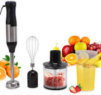 Amazon.com: 4 In 1 Multifunctional Hand Blender, Immersion Hand Blender,  Stainless Steel Food Processor 700ml Mixing Cup 500ml Meat Grinding Bowl US  ...
