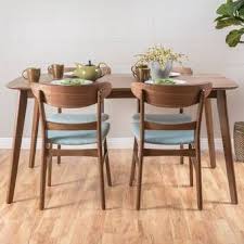 And less time searching for dining tables and chairs means more time for sharing good food and laughter with family and friends. Oliver 7 Piece Solid Wood Dining Set Reviews Allmodern Rectangular Dining Set Solid Wood Dining Set Dining Room Sets