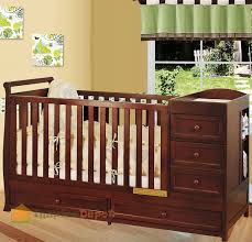 Crib With Changing Table Wooden Baby Crib Crib And Changing Table Combo Baby Cribs