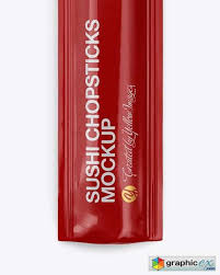 Download Chopsticks In Glossy Pack Mockup Top View Free Download Vector Stock Image Photoshop Icon