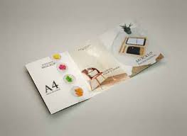 Download free trifold brochure mockup psd template to showcase your brochure design in a realistic way and impress your client. Free A4 Perspective Trifold Brochure Mockup Psd