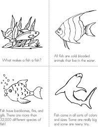 What Makes A Fish A Fish Mini Book Mini Books Printable Books Animal Coloring Pages