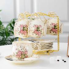 Check spelling or type a new query. New Home Coffee Cup Set English Afternoon Tea Cup Black Tea European Tea Set Combination Ceramic Cup With Cup Holder Shopee Singapore